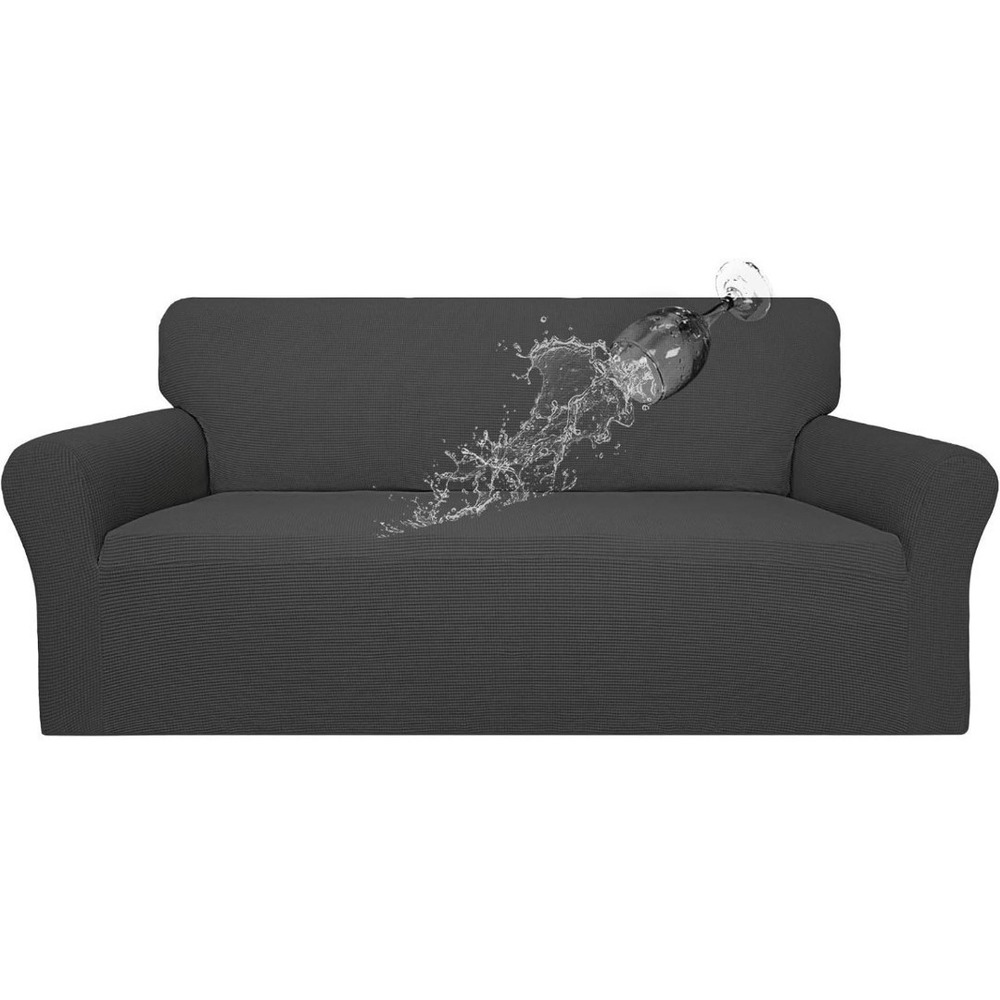 Easy-Going 100% Waterproof Couch Cover - Oversized Sofa - Dark Gray